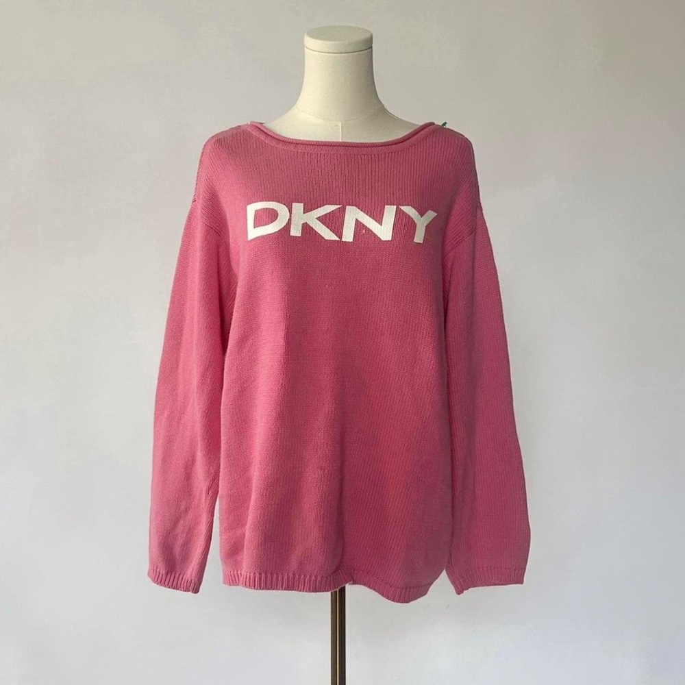 DKNY Pink Sweater Vintage Medium